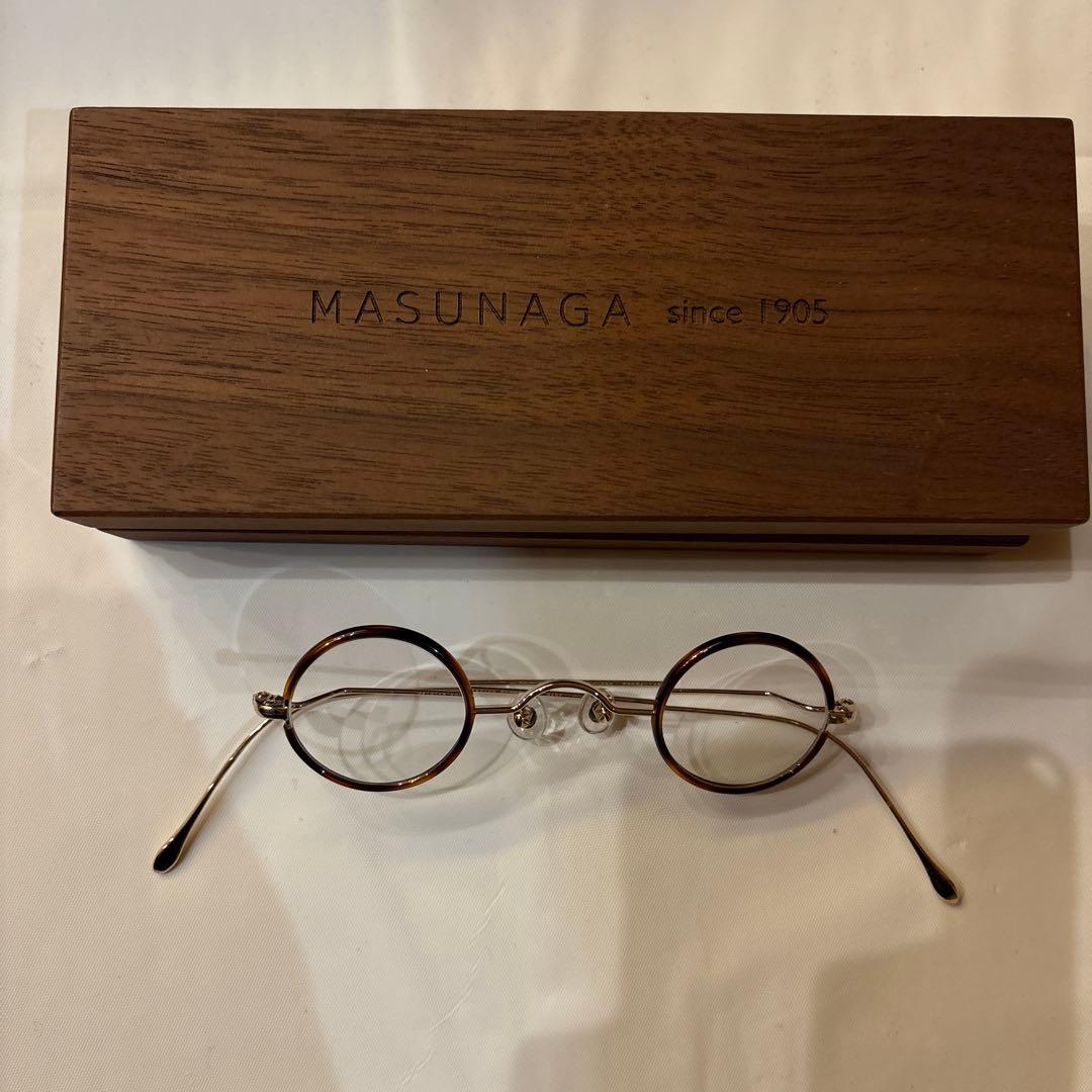 D*T様 中古　MASUNAGA メガネ　度あり　お洒落　ケース付き　日本製