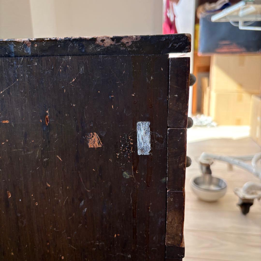 昭和レトロ 木製 小引き出し 収納棚 古家具 アンティーク 作業台