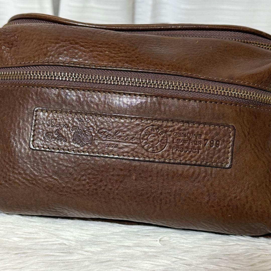 ⭐️美品⭐️　Felisi フェリージ　オールレザー　ボディバッグ　799