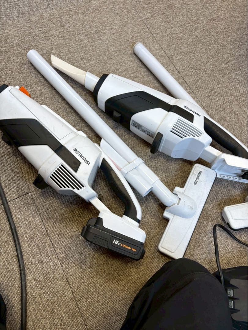 アイリスオーヤマ　JCL18-W 充電式掃除機　2020年製　2セット