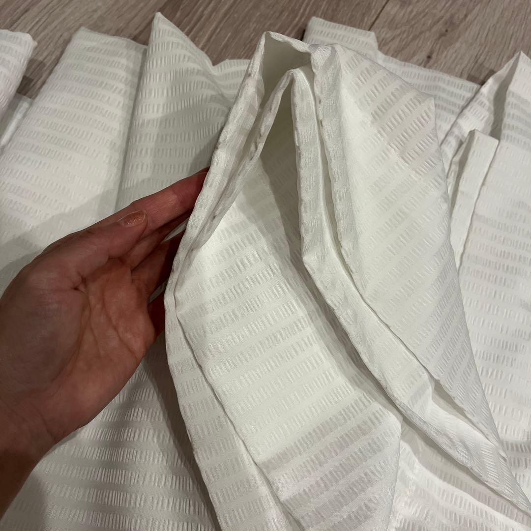 ニトリ　NITORI レースカーテン4枚セット　エコナチュレフレッサ