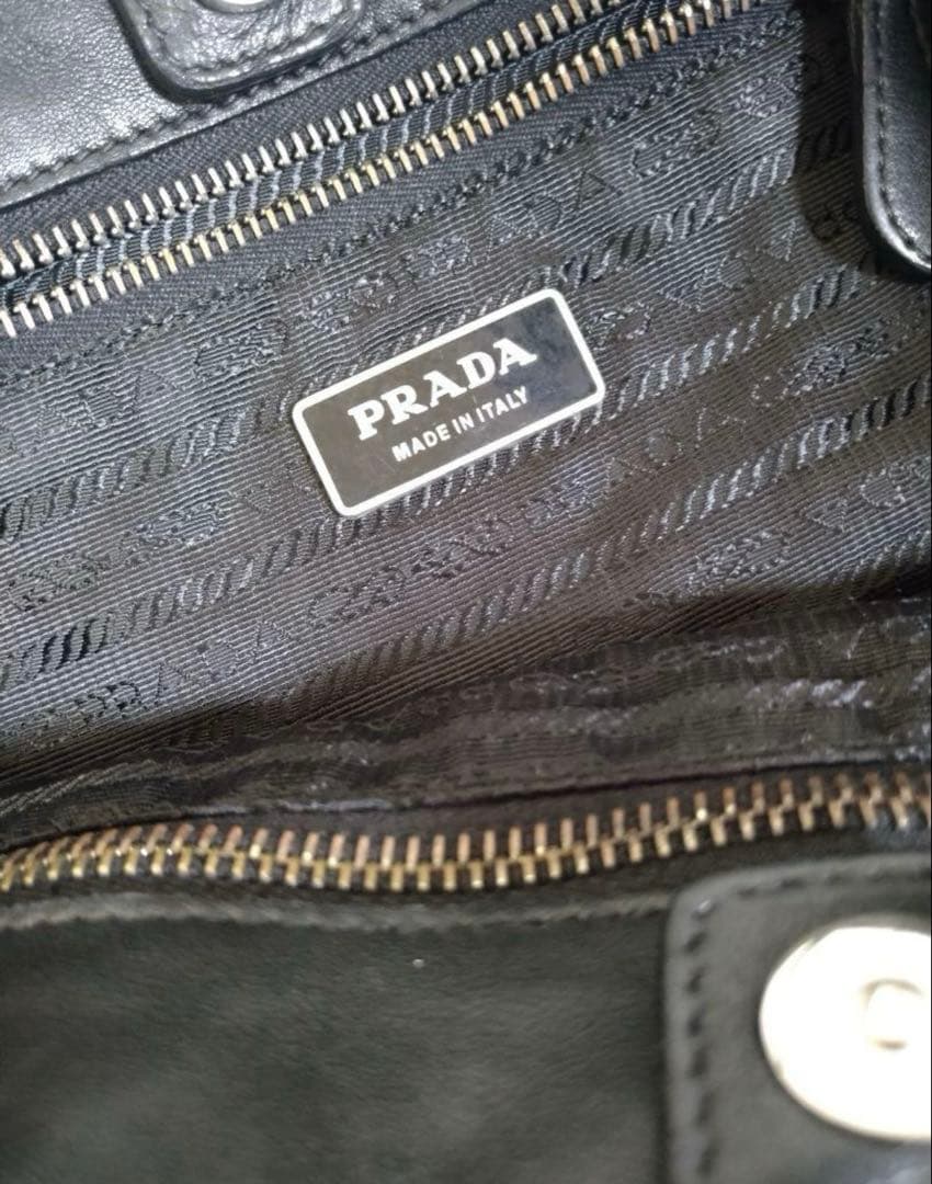 ★値下げ★　PRADA　ハンドバッグ　プラダ　リボン　トートバッグ　ナイロン