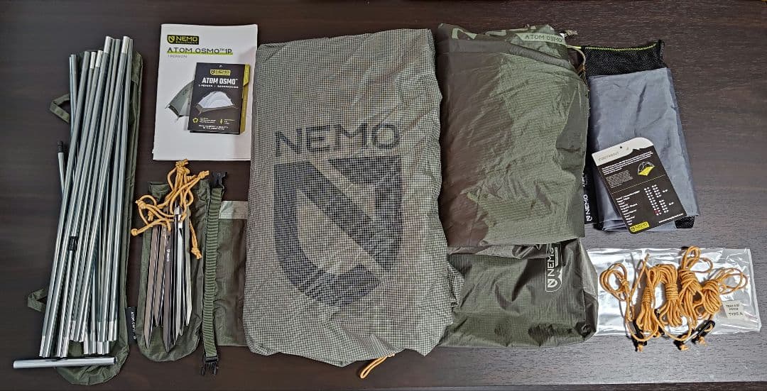 NEMO (ニーモ) アトム オズモ 1P マーシュ フットプリント付き