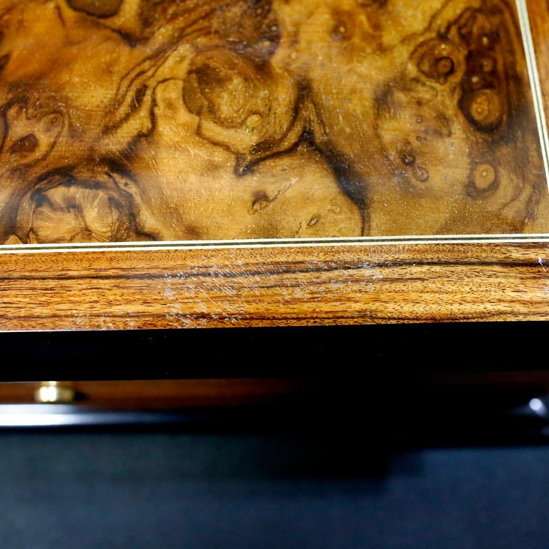 【美品】リュージュ 高級オルゴール ７２弁 アヴェマリア ３パート ローズウッド