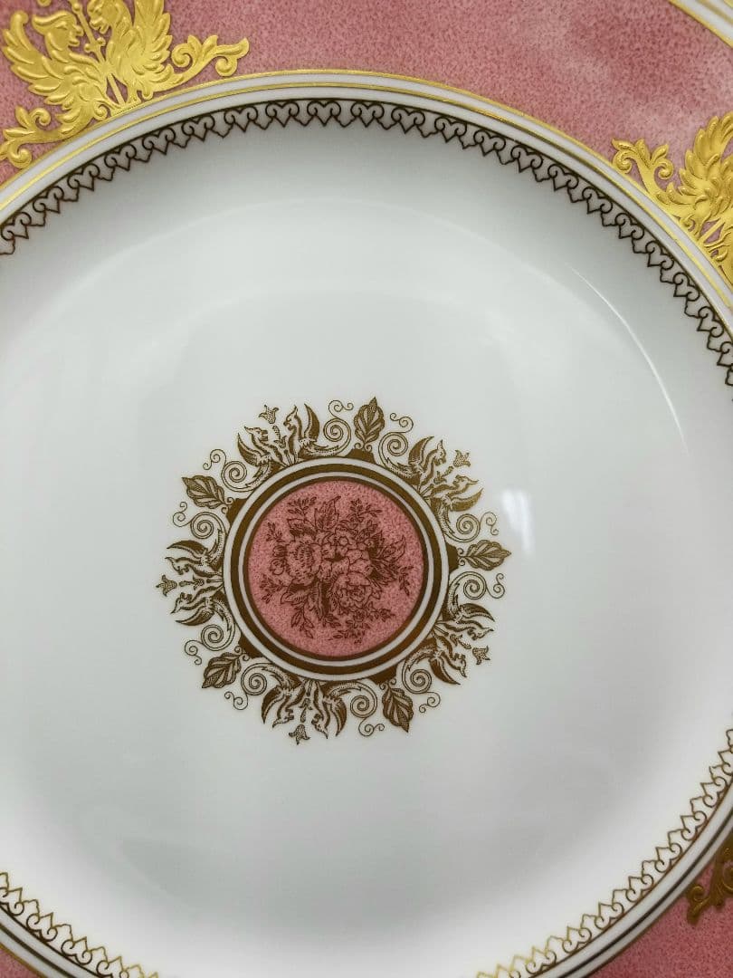 ウェッジウッド　コロンビア　ピンク　プレート