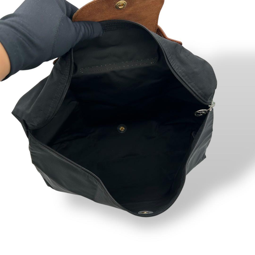 美品✨ LONGCHAMP ロンシャン プリアージュ トートバッグ ブラック