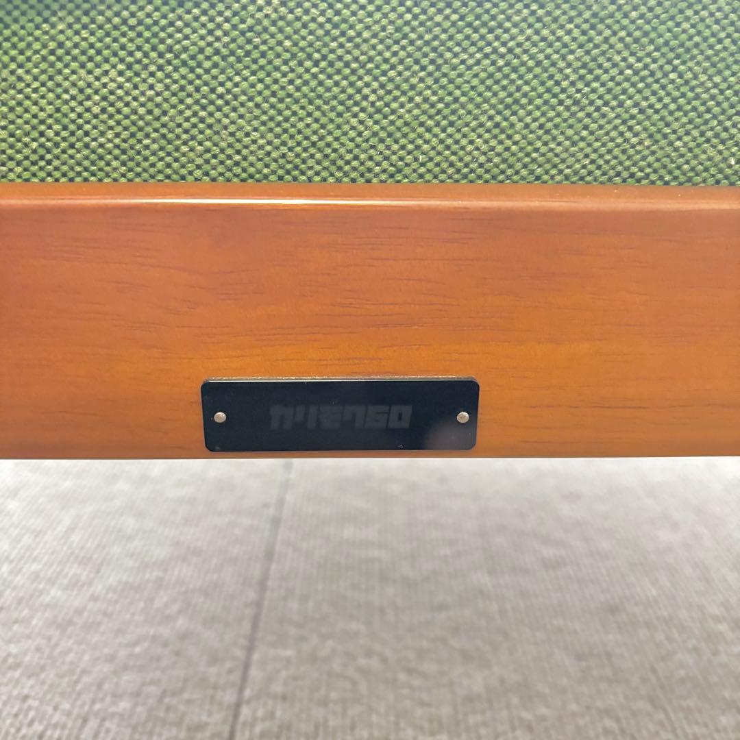 カリモク 60 Kチェア　1人掛け　シングル　ソファ　タープグリーン　緑