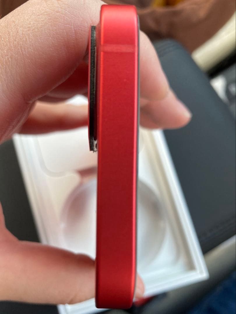 ジャンク品　必ず説明欄を読んでください　iPhone 12 mini レッド