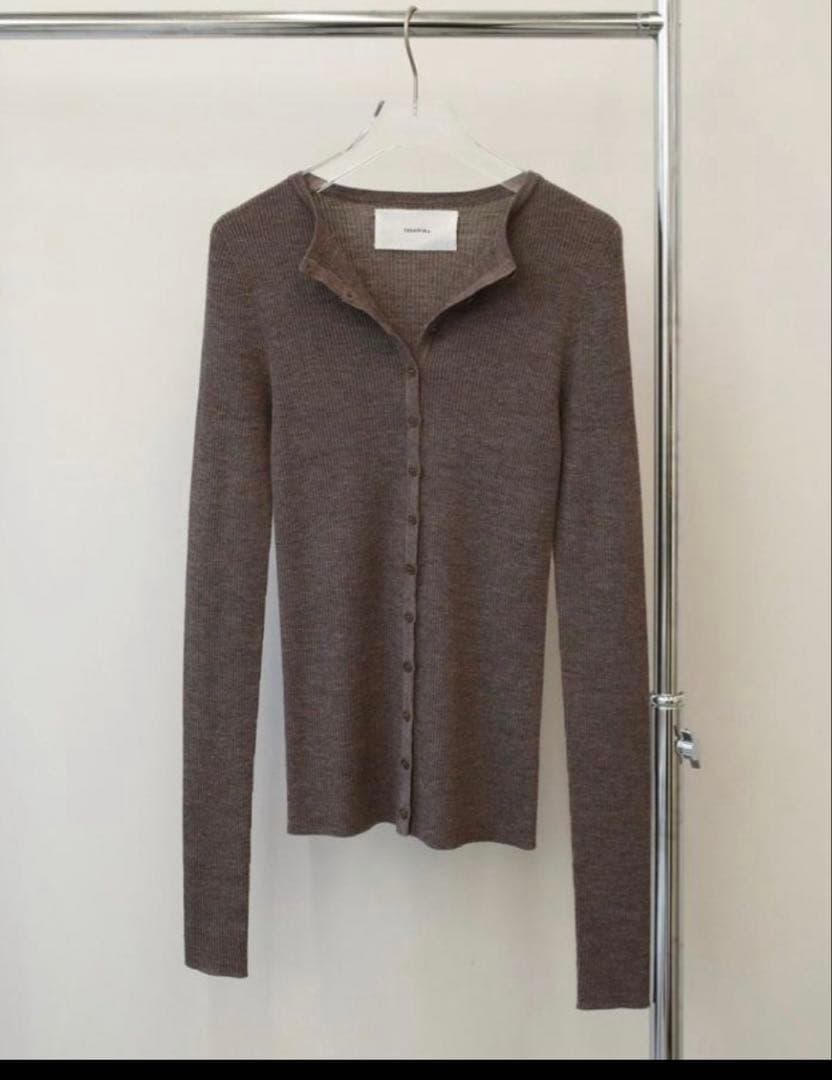 新品未使用◆TODAYFUL ◆Silkwool Knit Cardigan
