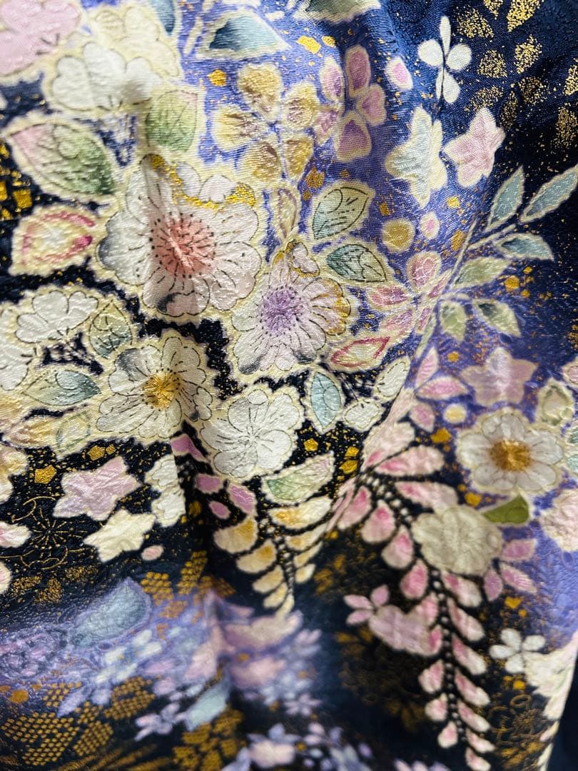 名門桐屋翠山　最高級辻ヶ花訪問着　5点セット　伊と幸正絹長襦袢　高級袋帯