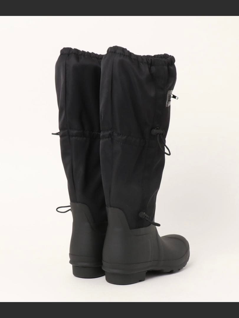 ハンター　トラベル トール レイン ブーツ - ブラック