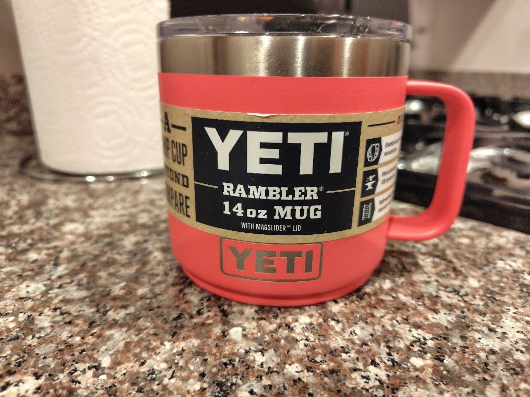 YETI Rambler 14 oz 　Tropical Pink　マグカップ