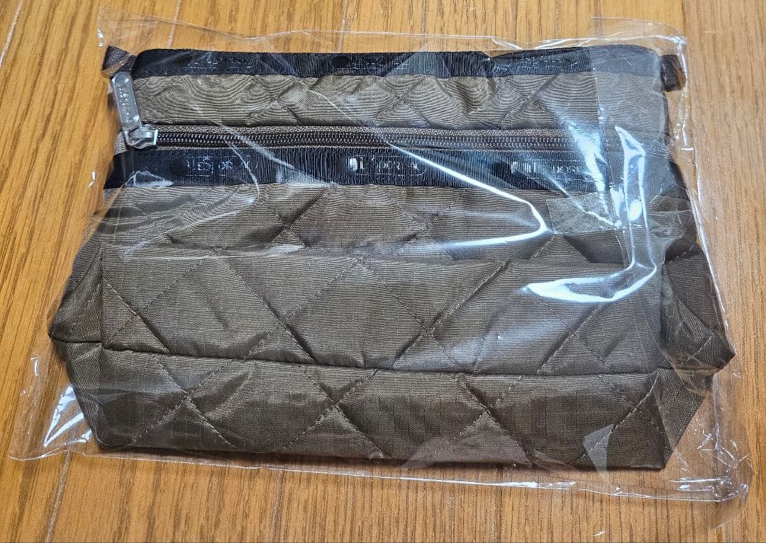 【レスポ×神崎恵】PERFECT COSME POUCH2トフィーブラウン