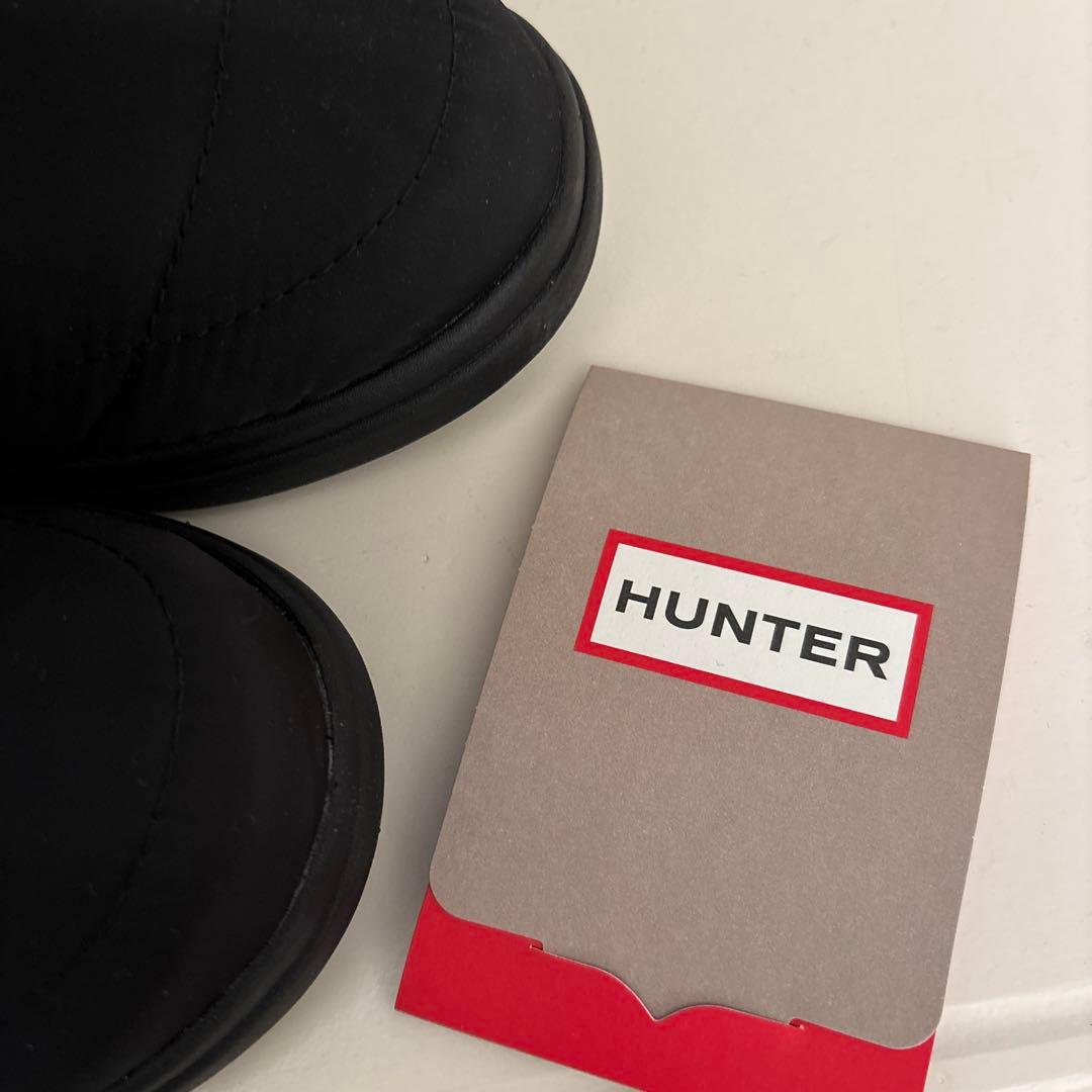 新品HUNTER ハンター　OUT PUFFER BOOTIE ブラック39