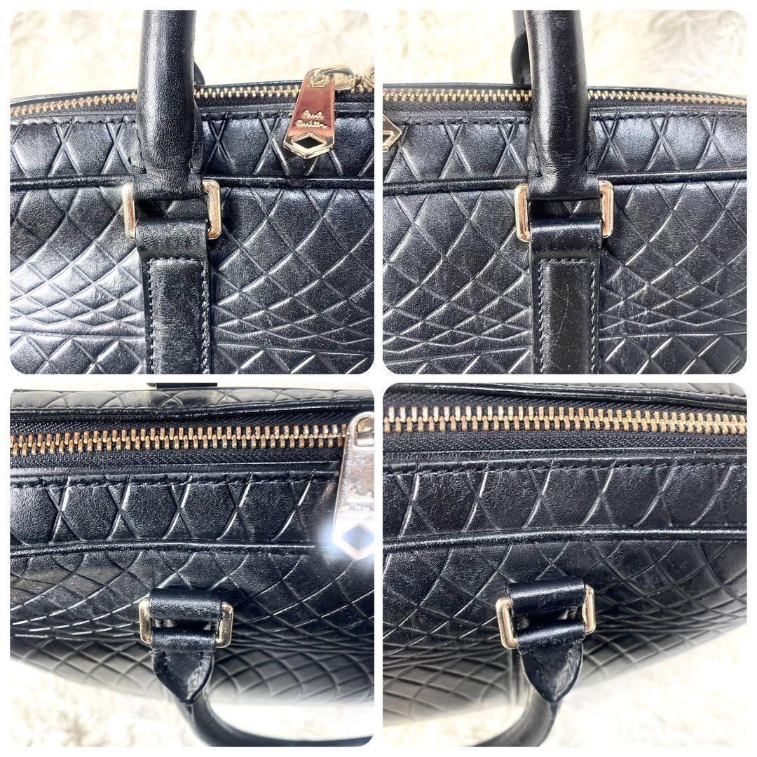 ポールスミス　Paul Smith ビジネスバッグ　キルティング加工　ブラック