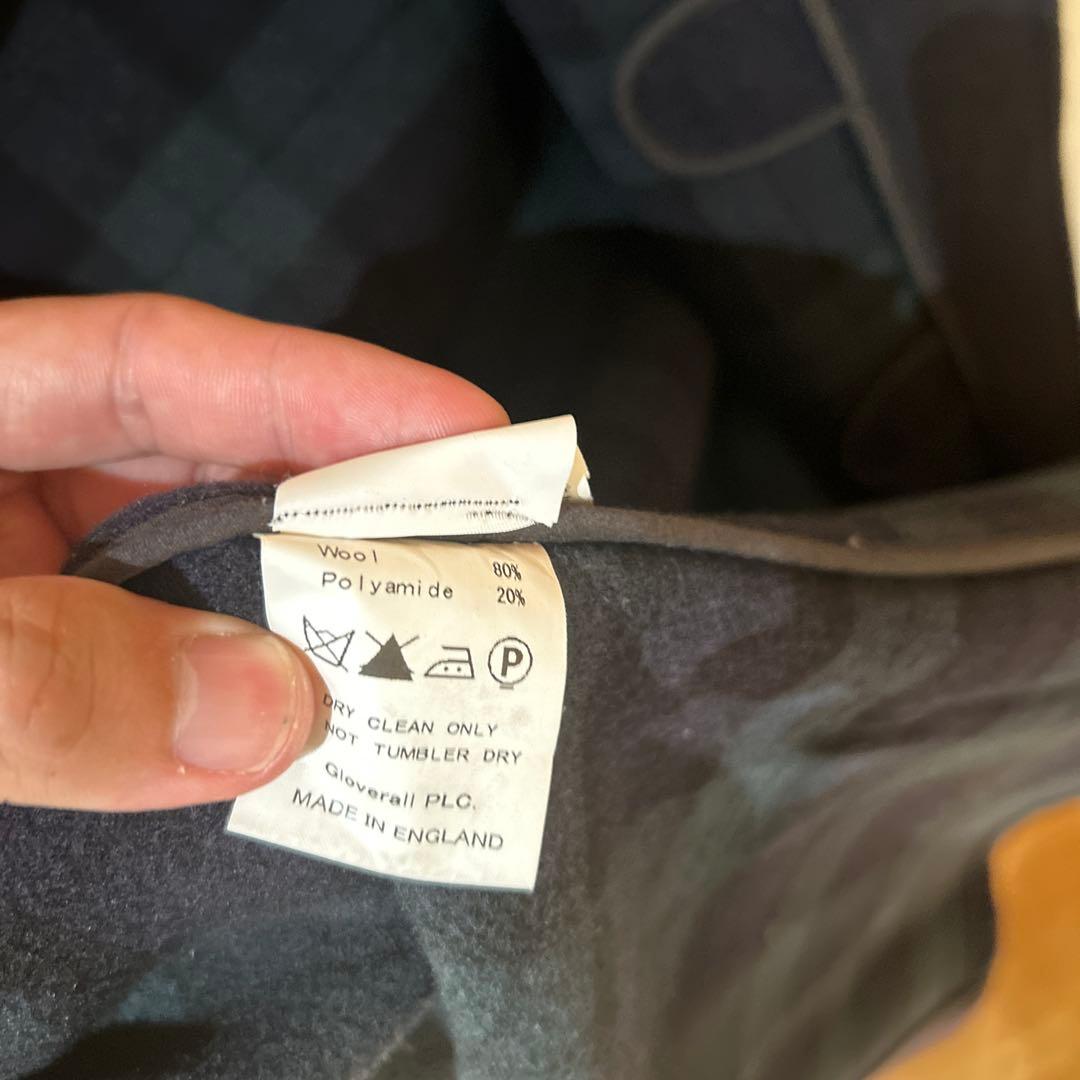 Gloverall グローバーオール ダッフルコート ネイビー Ｌ