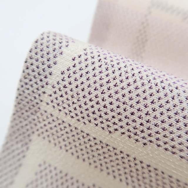 単衣 正絹 着物“やさしい霞空で始まる伝言ゲーム☆”塩沢お召 R-92