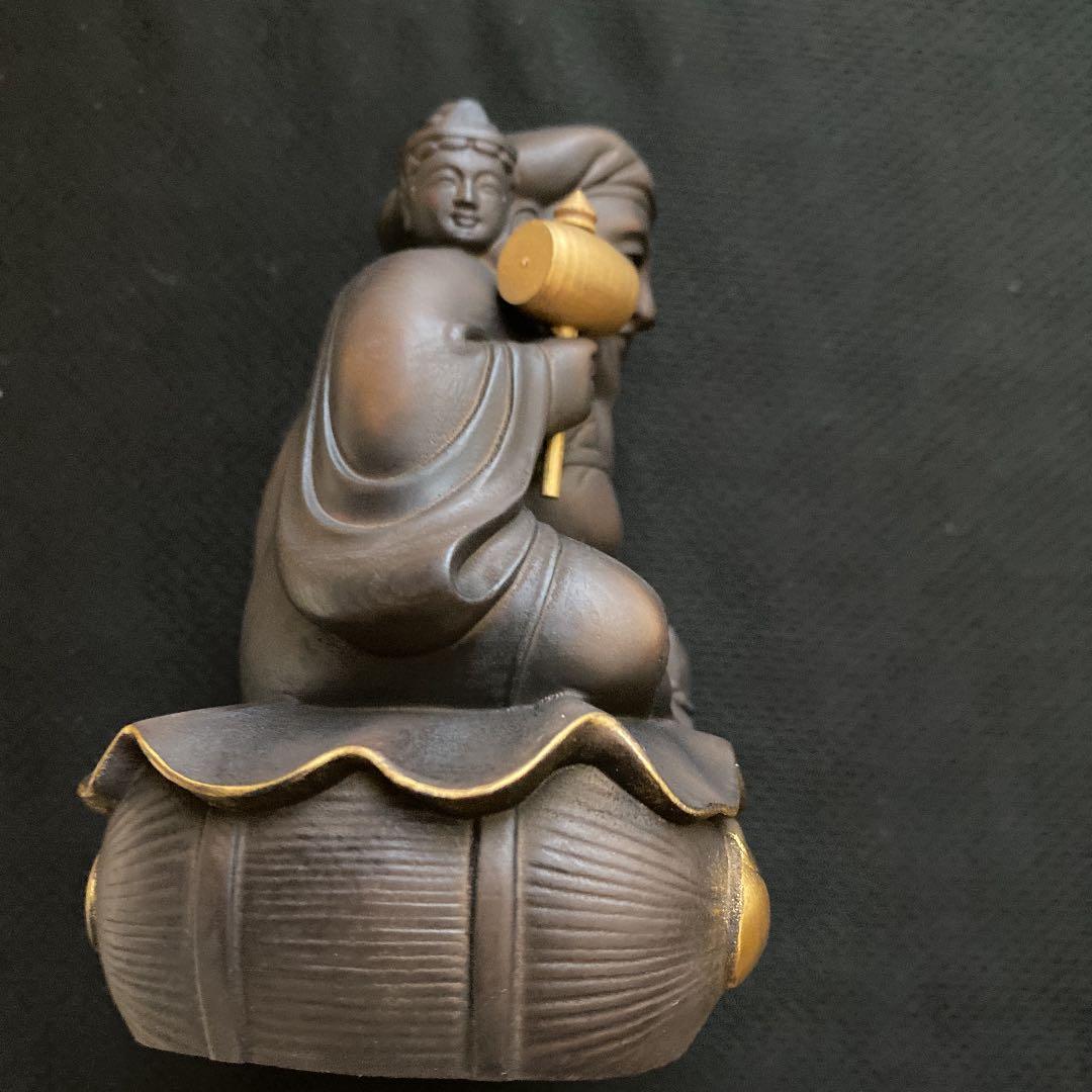 仏像❤️超激レア❤️三面大黒天最強開運日に信貴山にて祈祷済み