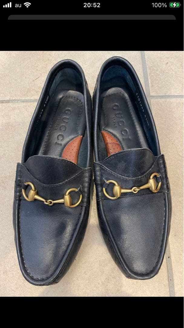 グッチ　メンズ　シューズ　ローファー　GUCCI ドライビングシューズ
