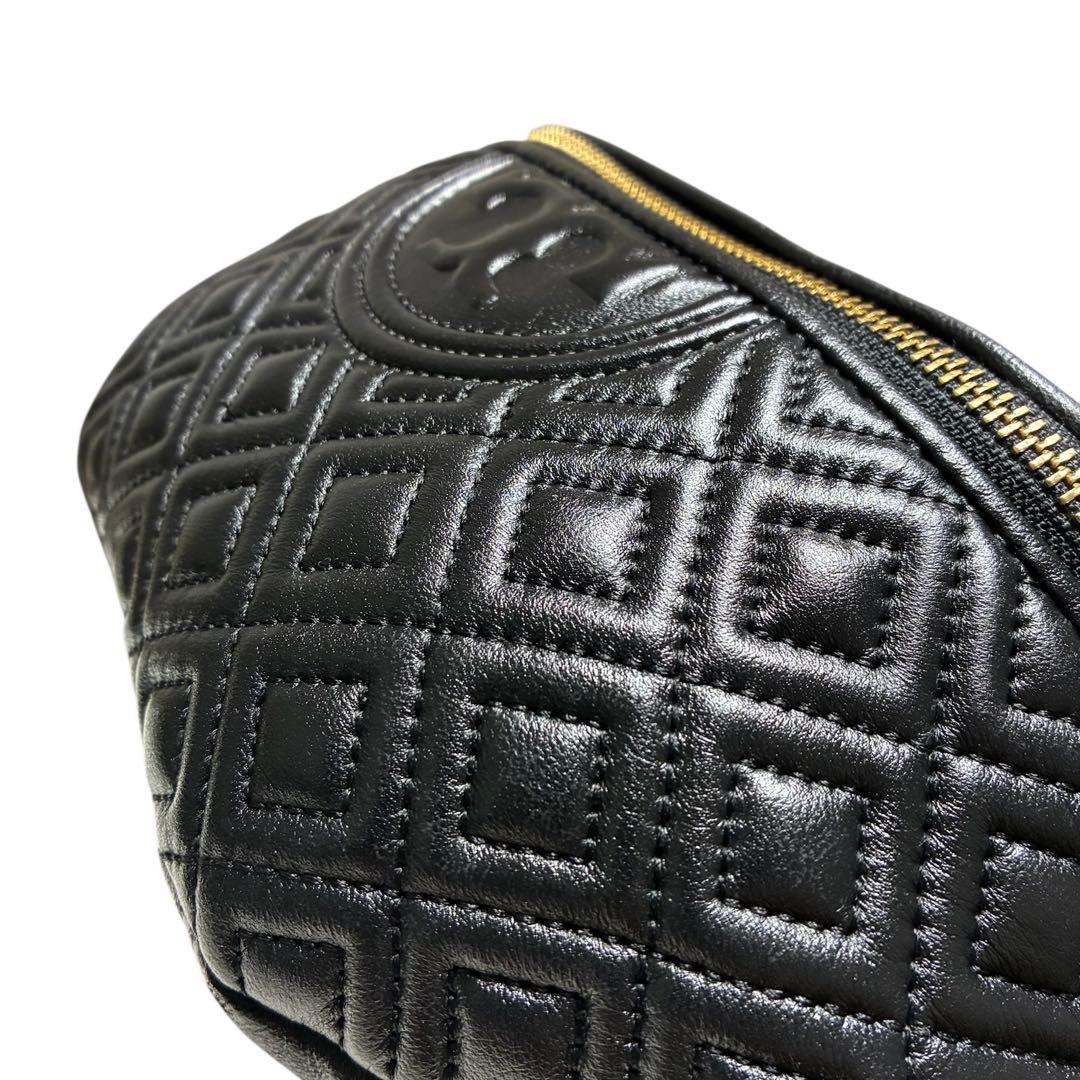 Tory Burch トリーバーチ ウエストバッグ キルティングレザー BLK