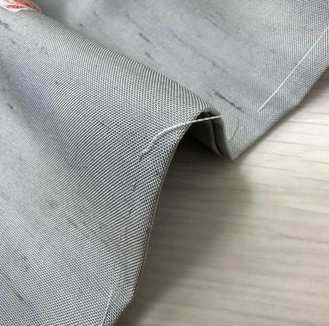 ら*ん様 本場 牛首紬 白山工房 訪問着 着物 正絹 証紙付き 袷 広衿 RK-