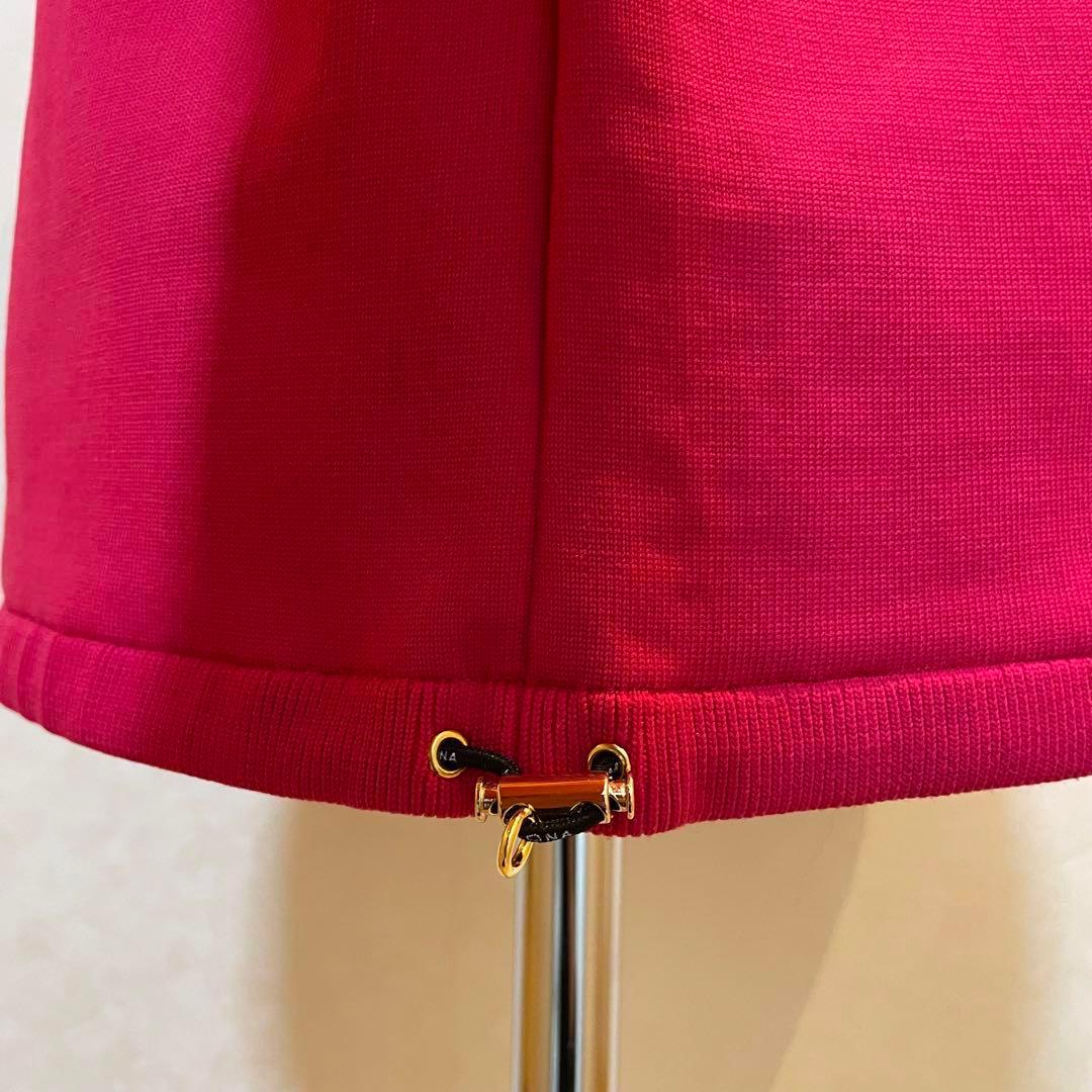 【美品】マークアンドロナ MARK&LONA 裏地付 ニットセーター ピンク40