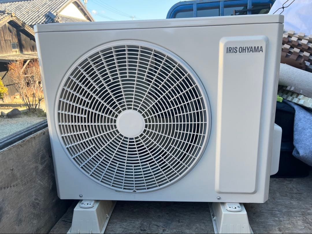 アイリスオーヤマIAF-4005GF エアコン本体　室外機14畳