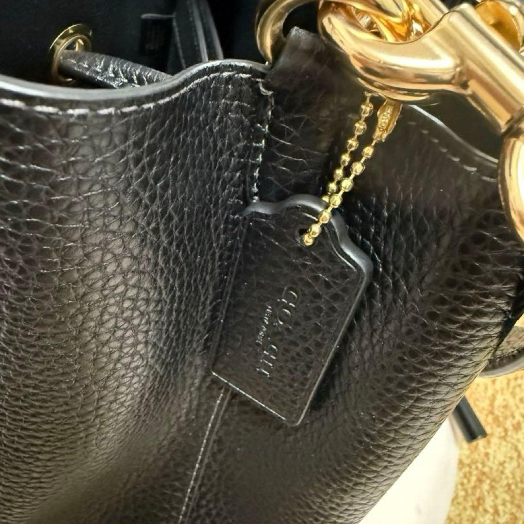 コーチ アウトレット ローアンバケットバッグ 黒ブラック