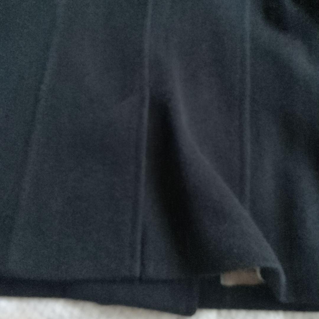 アンゴラ50%　Lサイズ アクアスキュータムロンドンPコート黒　日本製