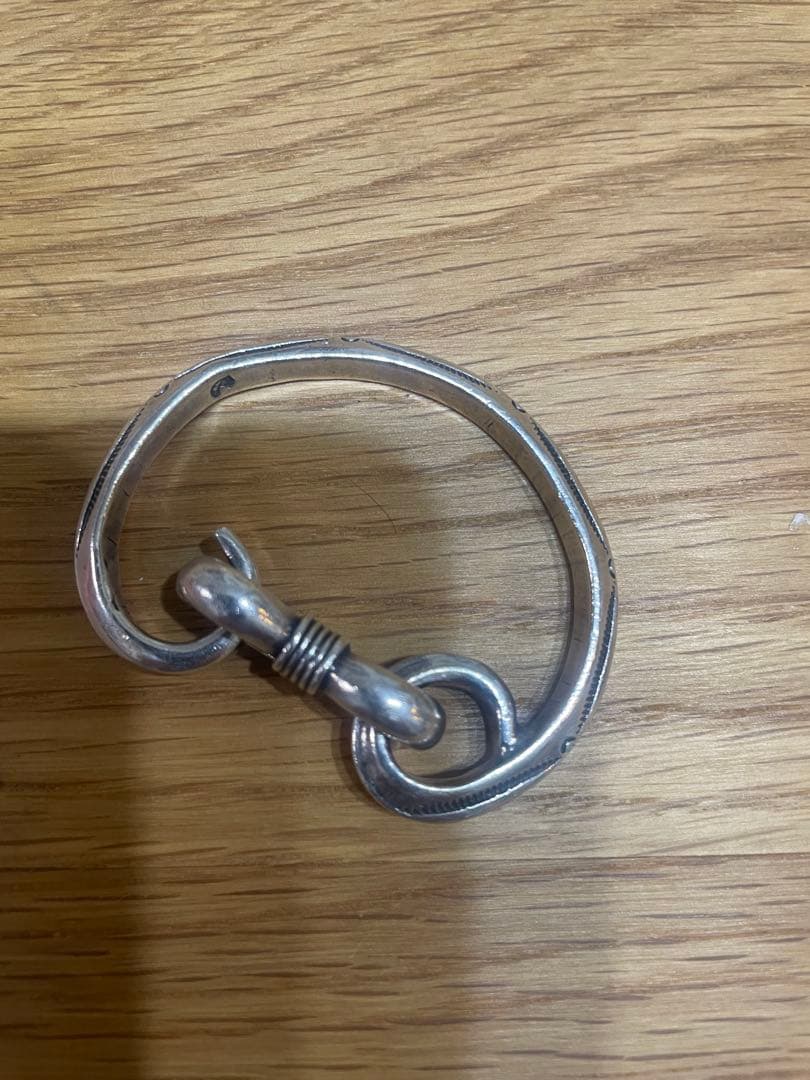 シルバー フック型キーホルダー
