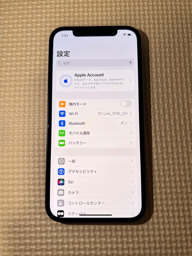 Apple iPhone 12 64G ブラック SIMロック解除済