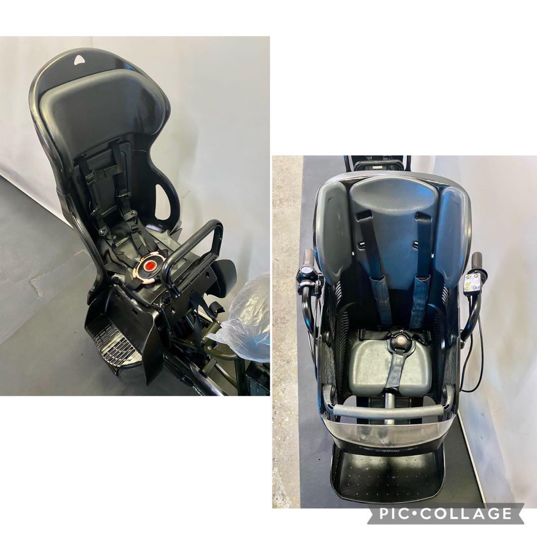 1年保証 ヤマハ　パスキッス　20インチ　子供乗せ　カーキ色　電動アシスト自転車