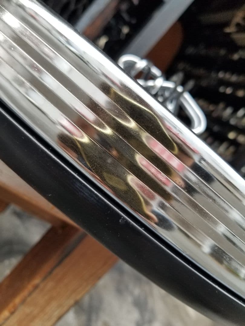 スペースエイジ　メタル　ダイナー　インダストリアル　ブラック　サイド　テーブル