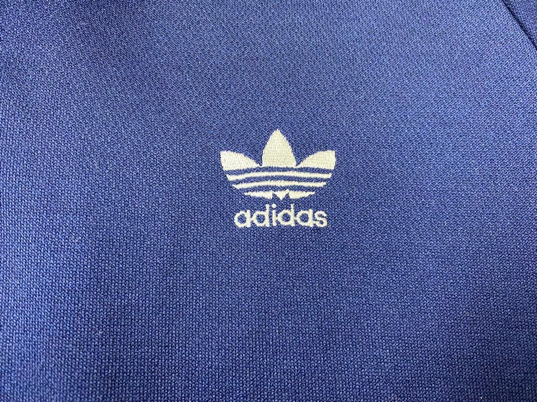 e465☆adidas 80s希少トラックジャケット 西ドイツ刺繍ロゴ