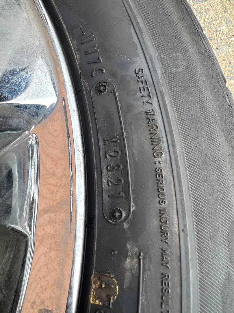 国産　2021年製　235/55R18 4本　トヨタ純正　ハリアー　ヴァンガード