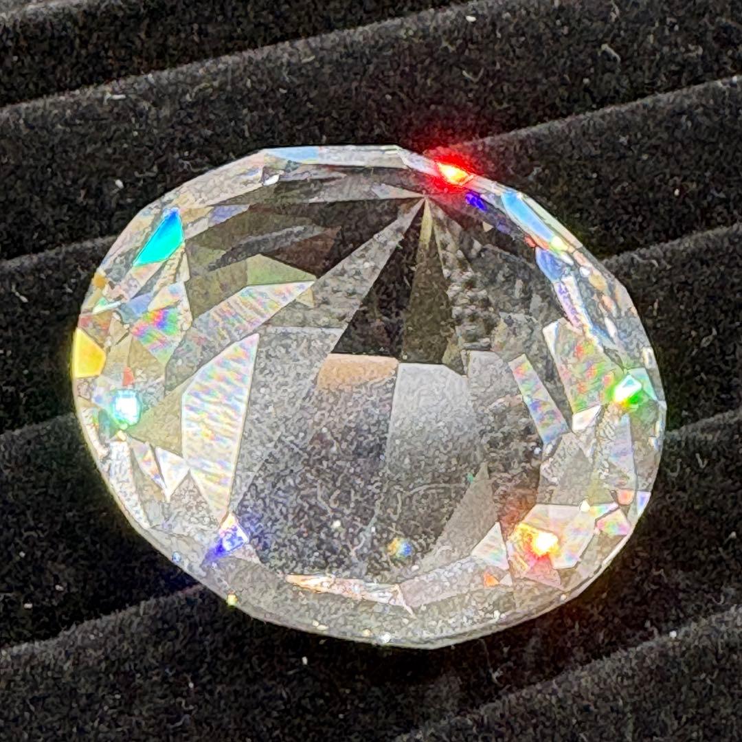 箱付き　スワロフスキー クリスタル　オブジェ　置物　ダイヤモンド型　NO.178