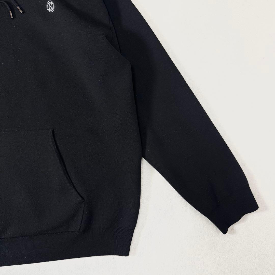 OBSIDIAN オブシディアン ハイゲージウール ニットフーディー XL 黒