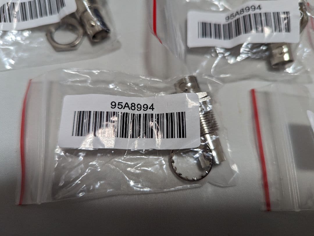 新品11セットShure BNCコネクタ95A8994＆同軸ケーブルUA802