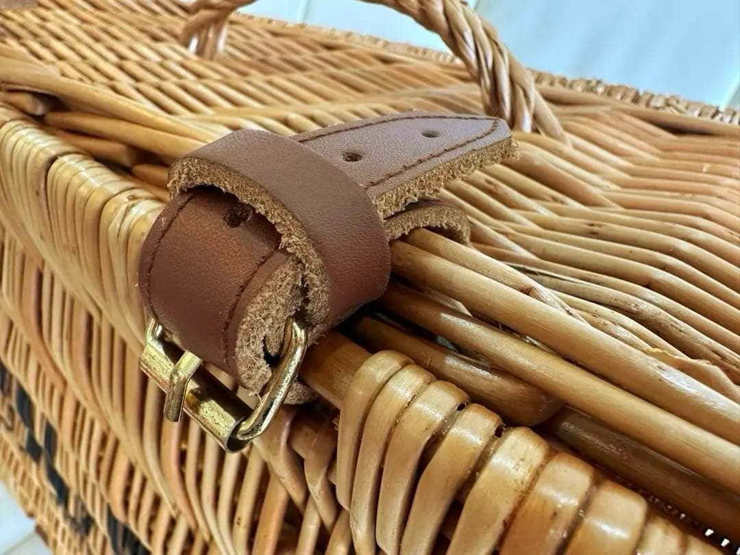 フォートナム&メイソン ハンパー バスケット　カゴ　籐　F&M ピクニック