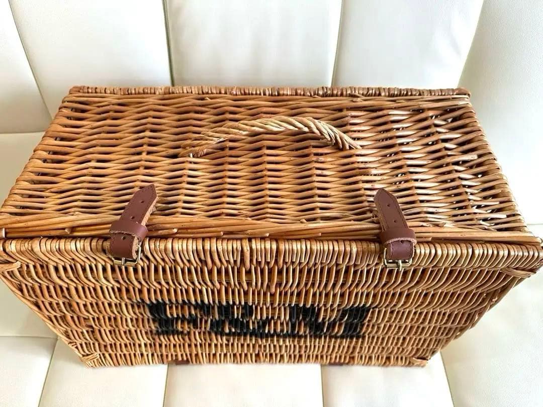 フォートナム&メイソン ハンパー バスケット　カゴ　籐　F&M ピクニック