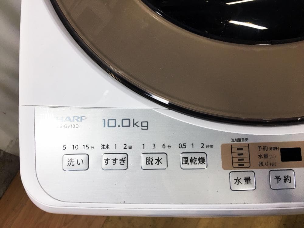 ★分解洗浄済！★★SHARP 10kg 洗濯機【ES-GV10D-T】G4HO
