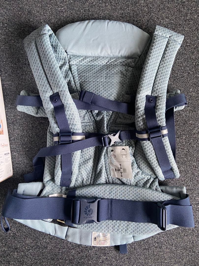 ergobaby OMNI breeze 抱っこひも スレートブルー