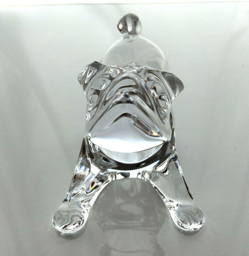 【新品】バカラ　犬　ドック 動物 　置物　 パグ　ブルドック ボストンテリア