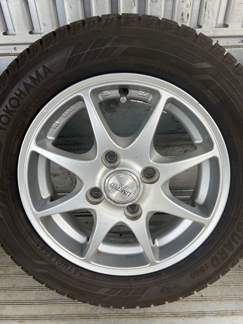 hiroスタッドレス155／65R13 73Qアルミホイールセット深溝