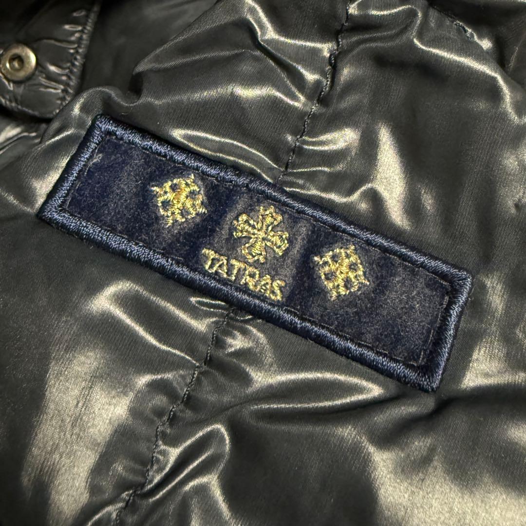 【人気】TATRAS タトラス バラザーノ 光沢 ダウンジャケット 3 ネイビー