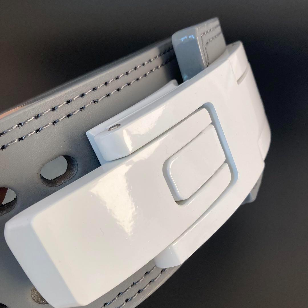 本革13ミリ パワーベルト パワーリフティング 筋トレ レバーアクション グレー