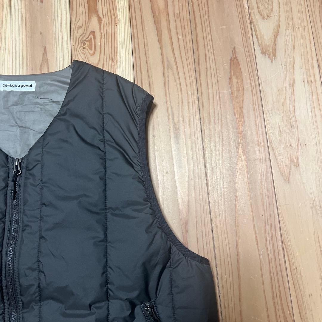 cabaret poval Aircrew Puff Vest グレー 24AW