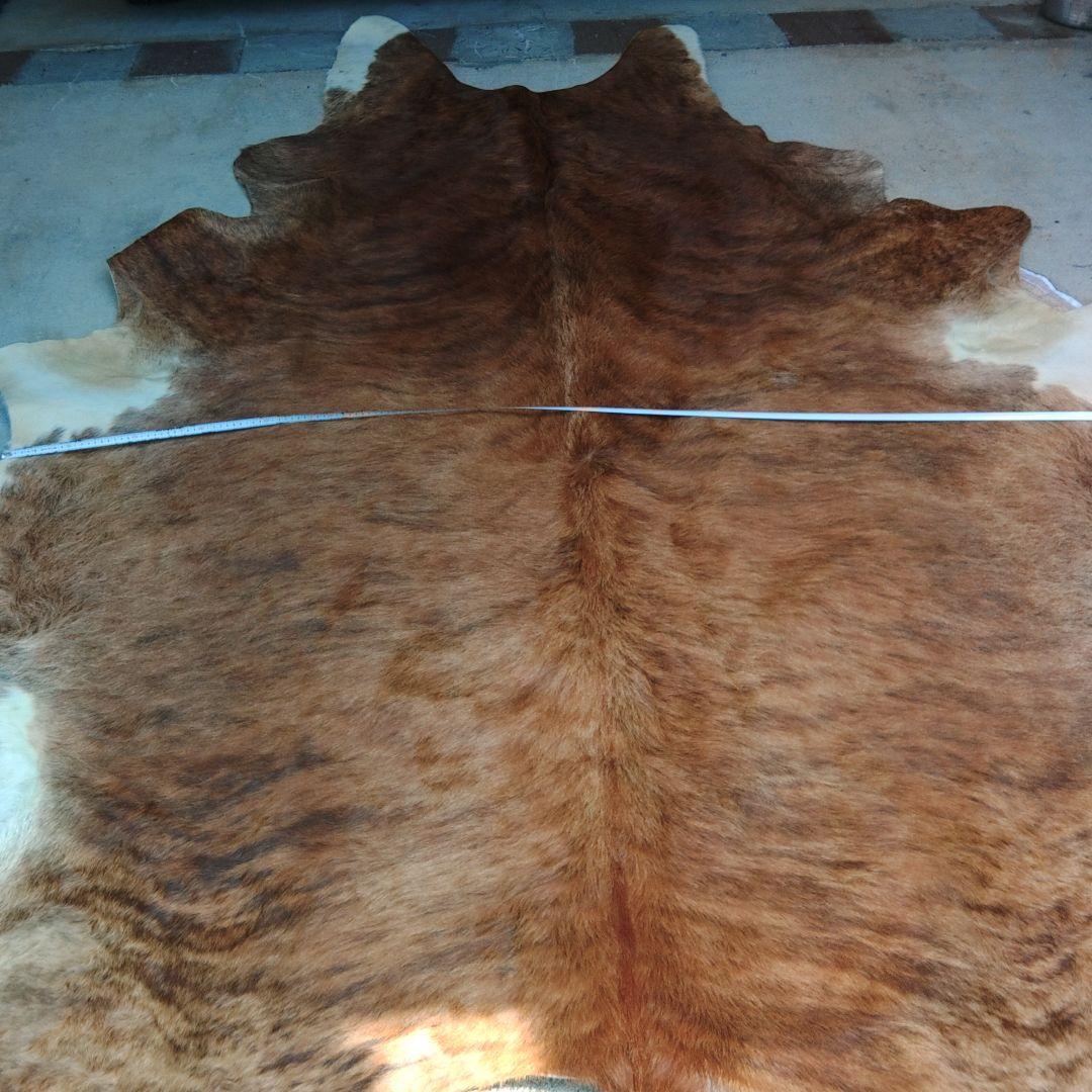 レザー　ラグ　敷物　ハラコ