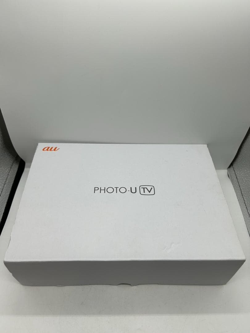 ◎未使用　PHOTOーU TV　au　デジタルフォトフレーム　ホワイト