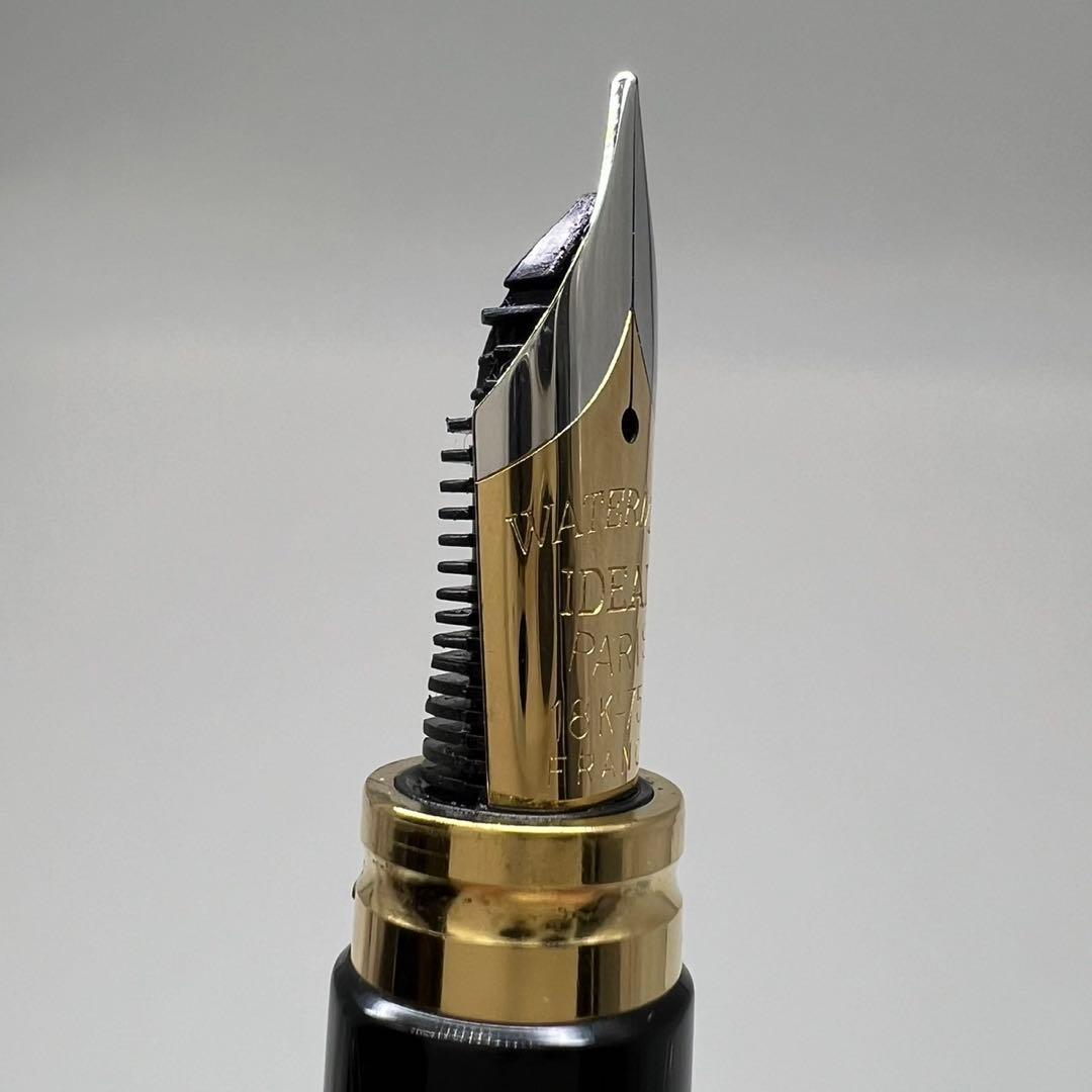 ウォーターマン 万年筆 IDEAL パリ ブラック×ゴールド 2